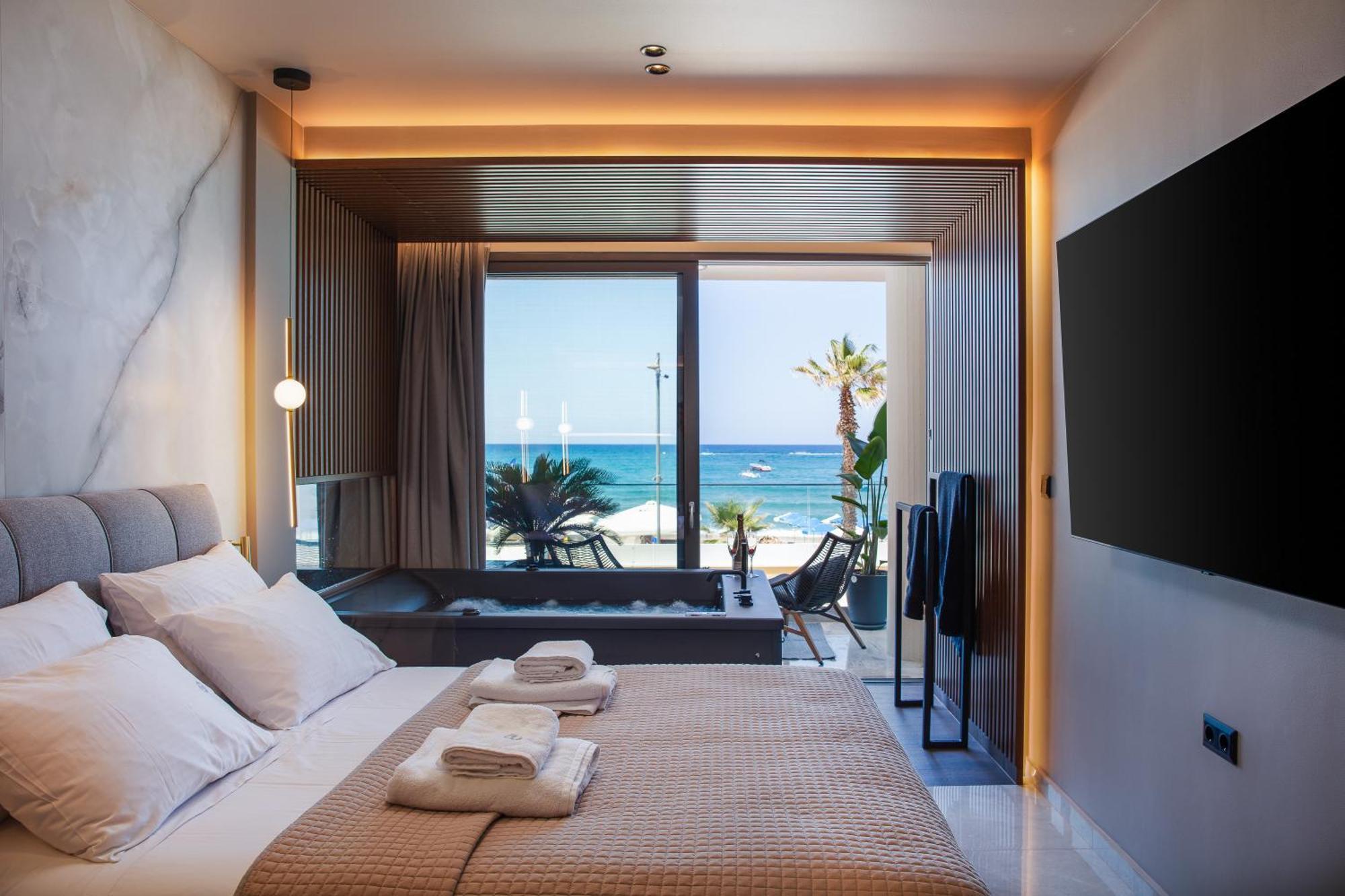 La Vie En Mer Apartments Rethymno Exteriör bild