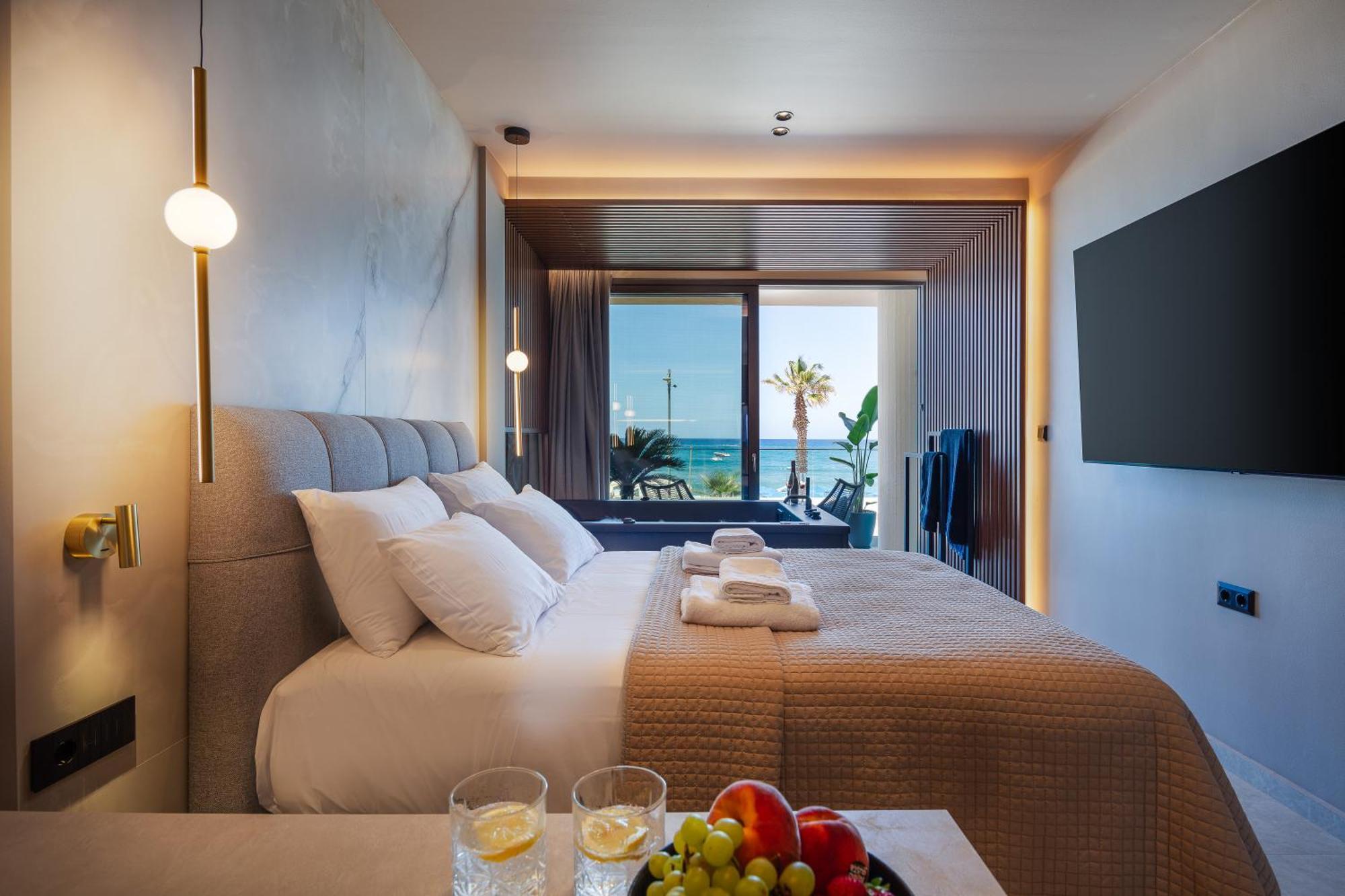 La Vie En Mer Apartments Rethymno Exteriör bild